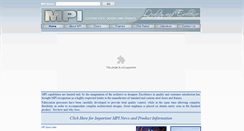 Desktop Screenshot of metalproductsinc.com